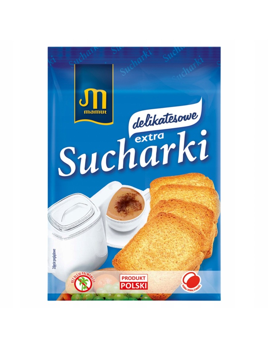 Mamut Sucharki extra delikatesowe 230 g