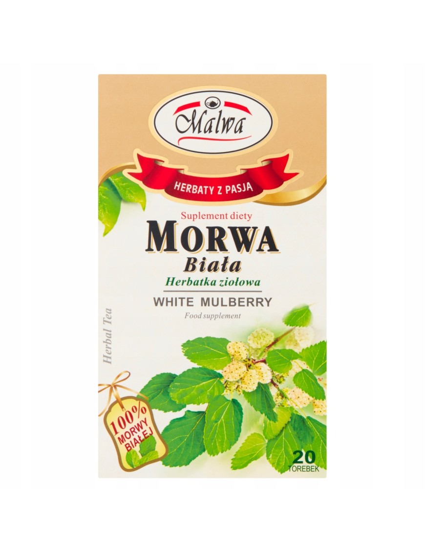 Malwa Suplement diety herbatka morwa biała 40 g