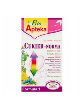 Fito Suplement diety herbatka ziołowa cukier-norma