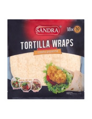 Sandra Tortilla Wraps Ciasto pszenne 1440 g