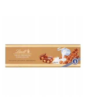 Lindt czekolada z całymi orzechami laskowymi 300 g