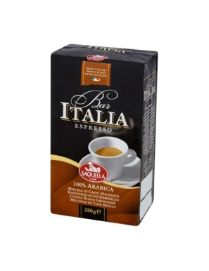 Saquella Bar Italia Espresso 100% Arabica 250 g