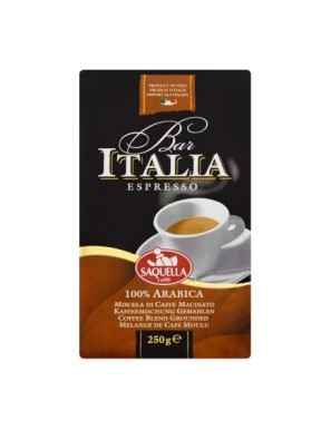 Saquella Bar Italia Espresso 100% Arabica 250 g