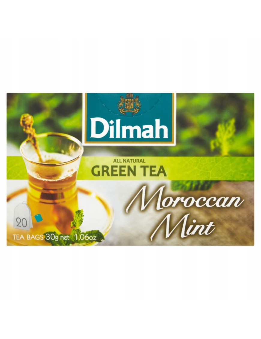 Dilmah Zielona herbata z liśćmi mięty 30 g 20T