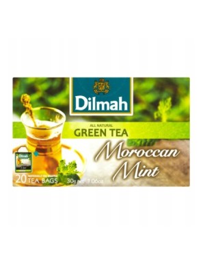 Dilmah Zielona herbata z liśćmi mięty 30 g 20T