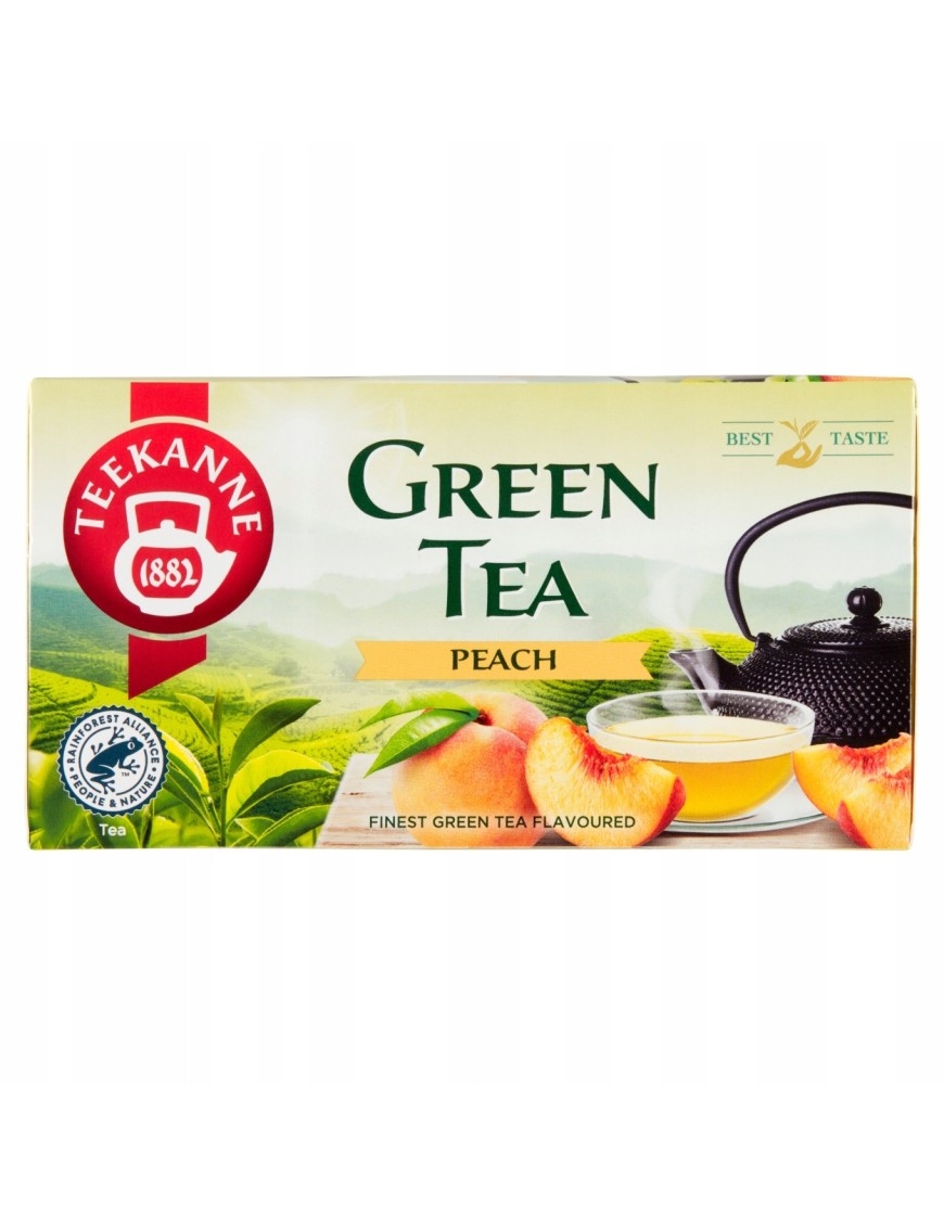 Teekanne Green Tea Peach herbata zielona 35 g 20T