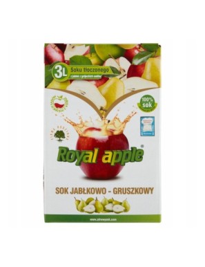 Royal apple Sok jabłkowo-gruszkowy 3 l