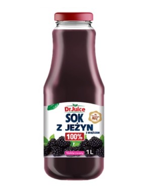 DR JUICE Sok z jeżyn 100% 1L