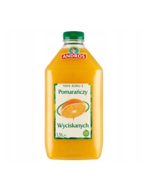 Andros 100% sok z pomarańczy wyciskanych 1,5 l