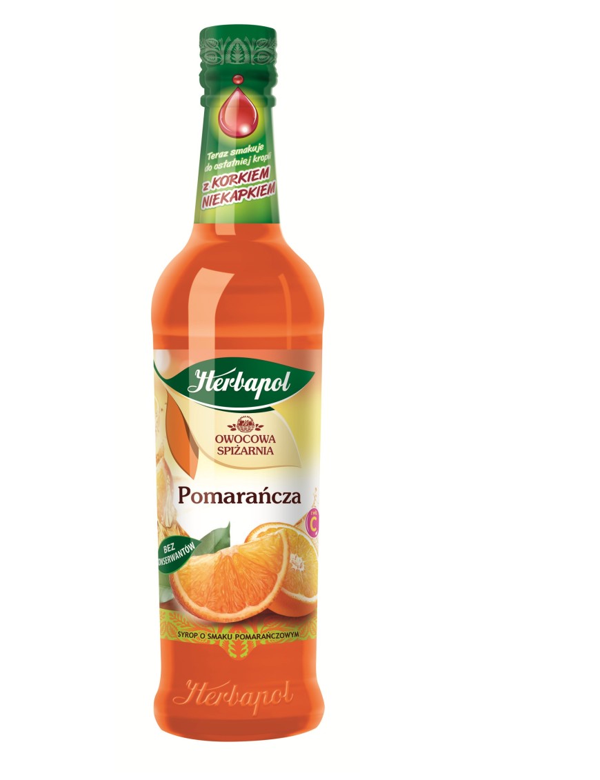 Herbapol Syrop o smaku pomarańczowym 420 ml