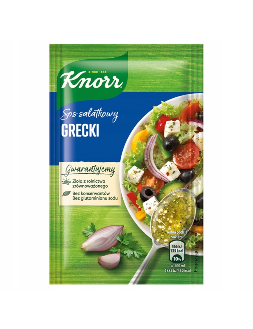 Knorr Sos sałatkowy grecki 9 g