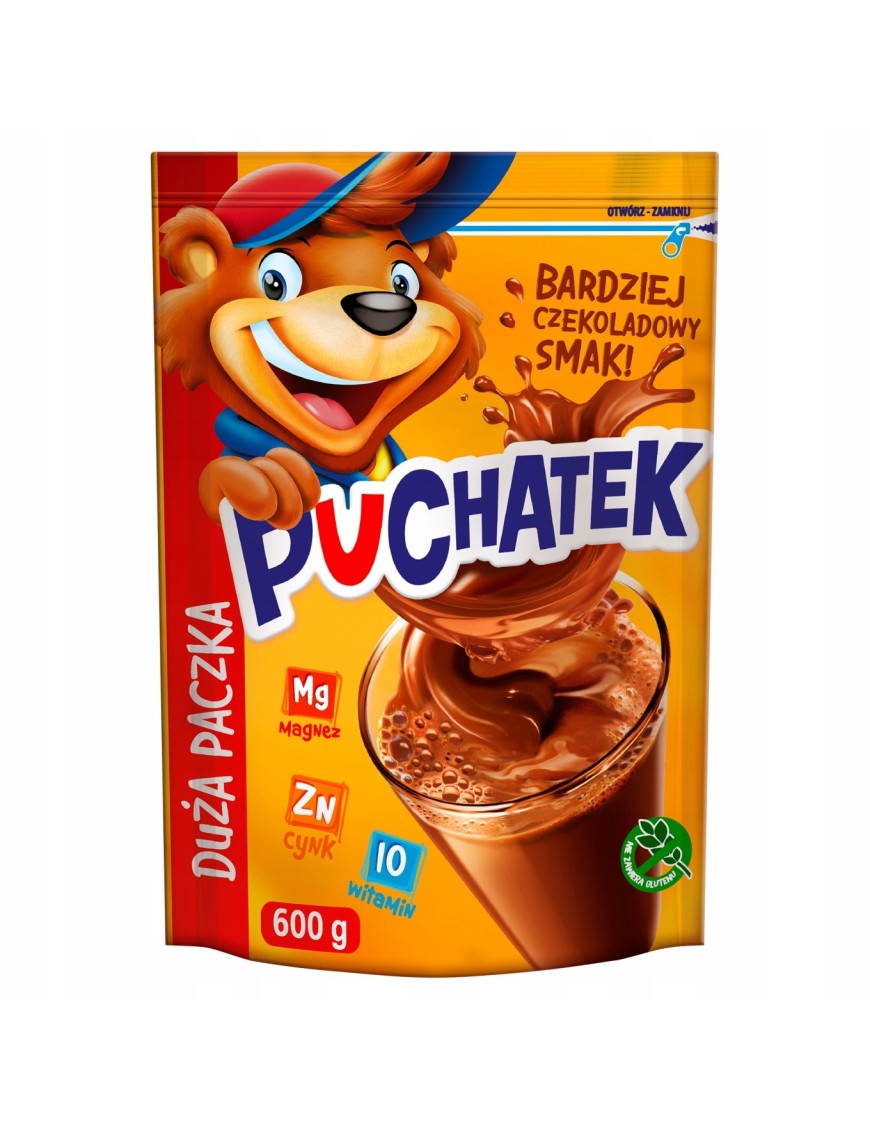 Puchatek Napój kakaowy z witaminami 600 g