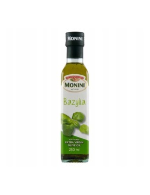Monini oliwa z oliwek o smaku bazylii 250 ml