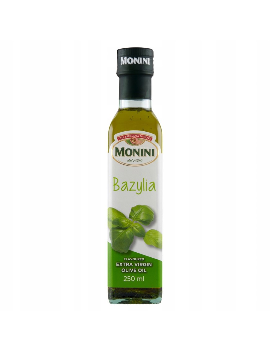 Monini oliwa z oliwek o smaku bazylii 250 ml