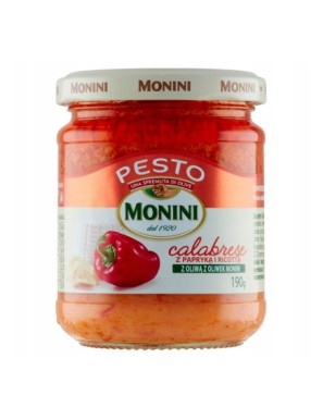 Monini Sos pesto Calabrese z papryką i ricottą