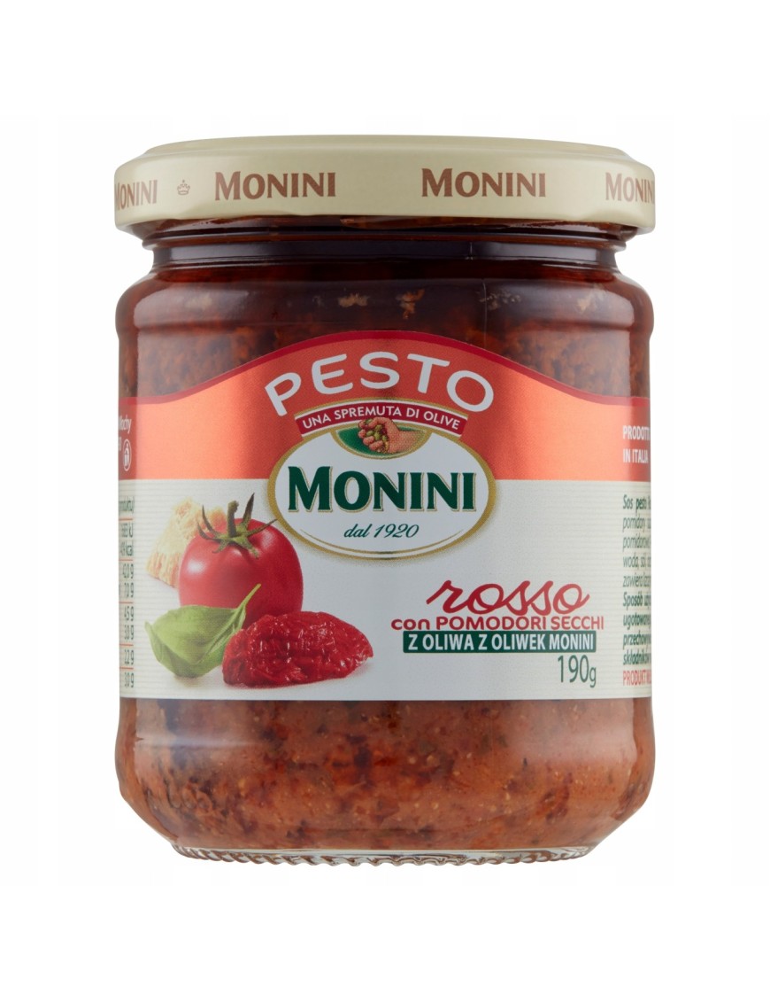 Monini Sos pesto Rosso z suszonych pomidorów 190 g