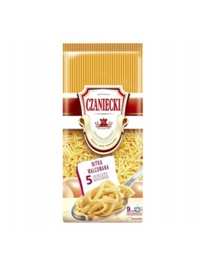 Czaniecki Makaron 5 jajeczny nitka walcowana 500 g