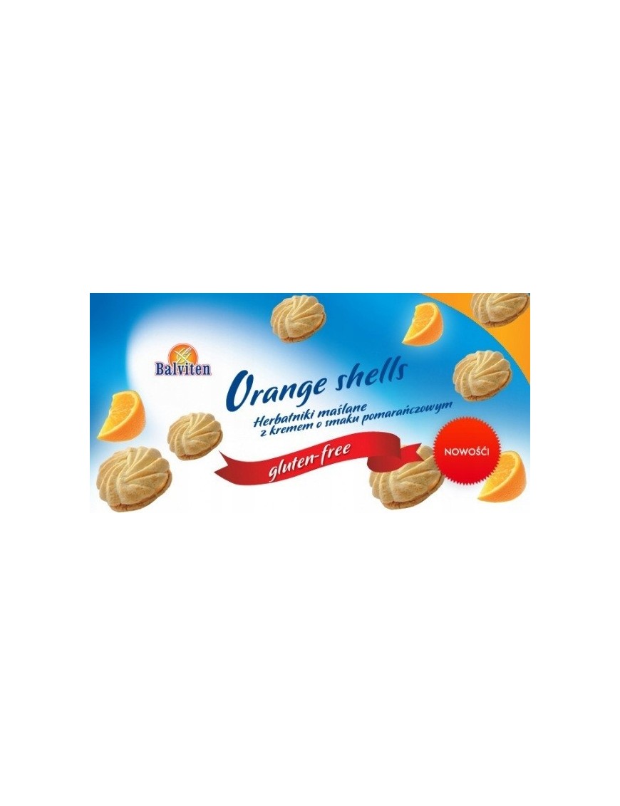 Balviten Herbatniki orange shells bezglutenowe150g