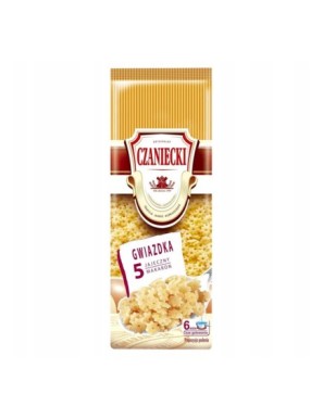 Czaniecki Makaron 5 jajeczny gwiazdka 250 g