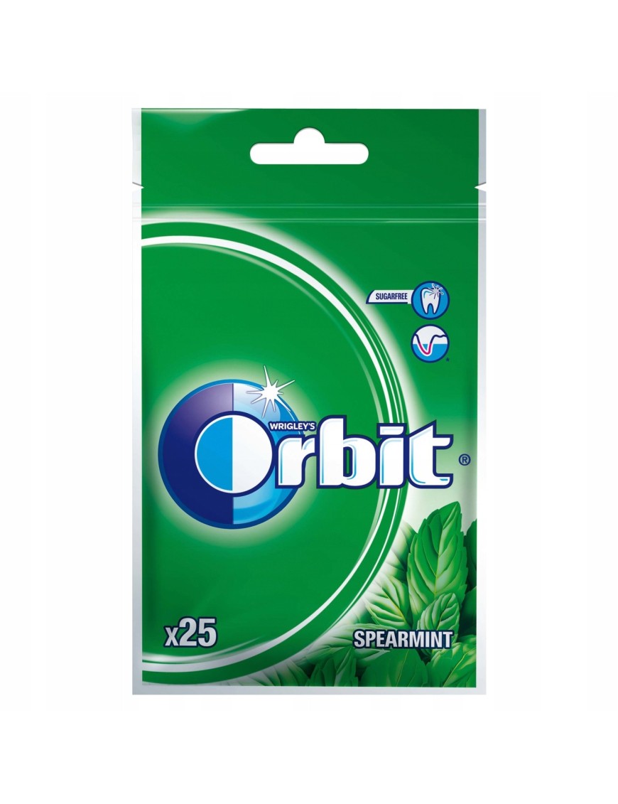 Orbit Spearmint Guma do żucia bez cukru 35 g