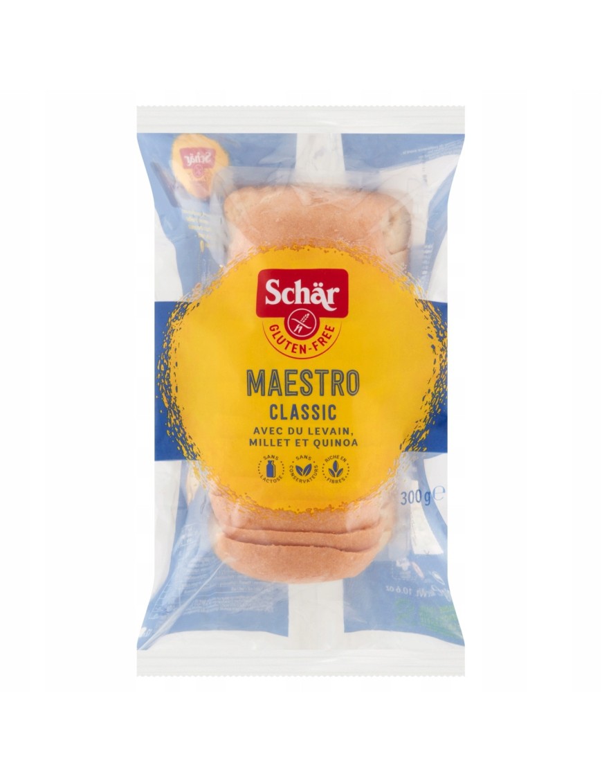 Schär Maestro Bezglutenowy biały chleb 300 g