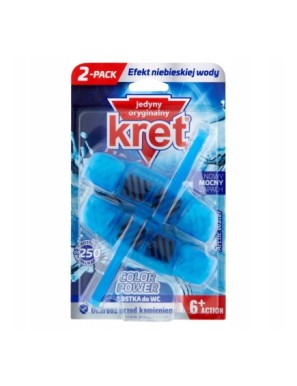 Kret Color Power Arctic Water Kostka do WC 2x 40g