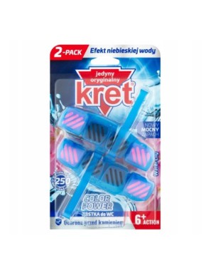Kret Color Power Water Lily Kostka do WC 2x 40 g