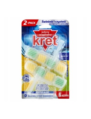 Kret Fresh Power Citrus Fresh Kostka do WC 2 x 40g