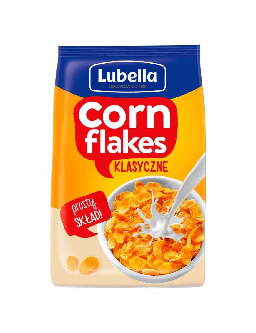 Lubella Corn Flakes Płatki kukurydziane 250 g
