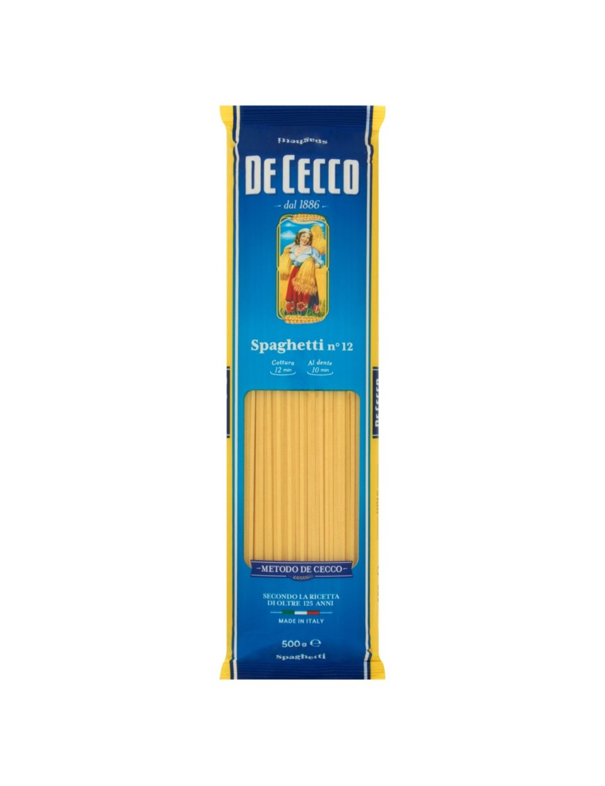 De Cecco Spaghetti No 12 Makaron z pszenicy 500 g