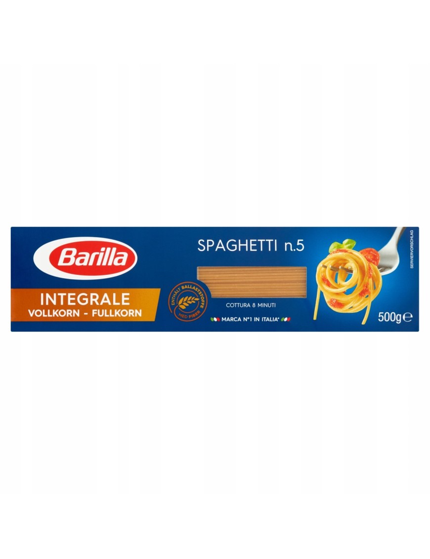 Barilla Makaron pełnoziarnisty spaghetti 500 g