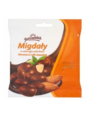 Jutrzenka Migdały w mlecznej czekoladzie 80 g