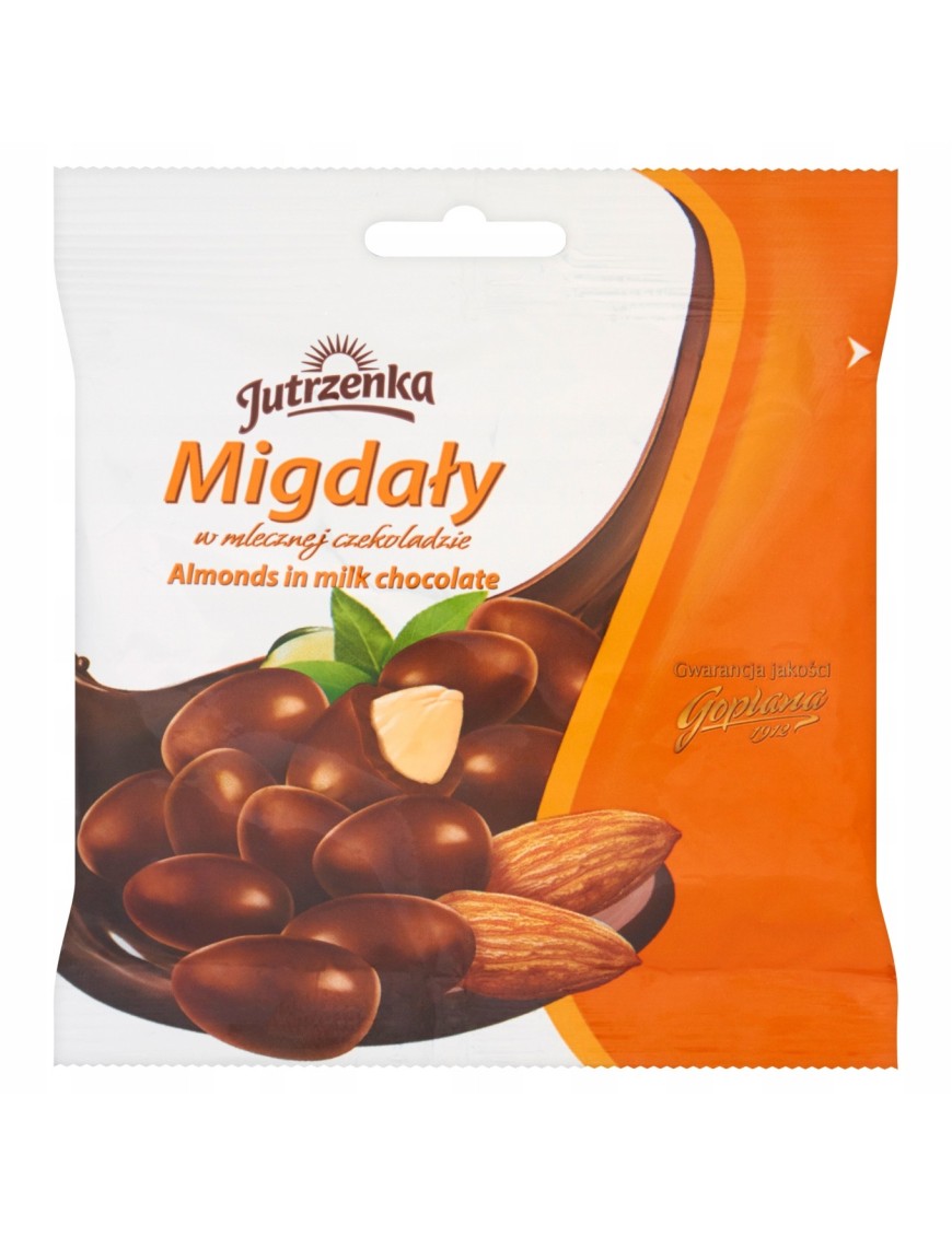 Jutrzenka Migdały w mlecznej czekoladzie 80 g