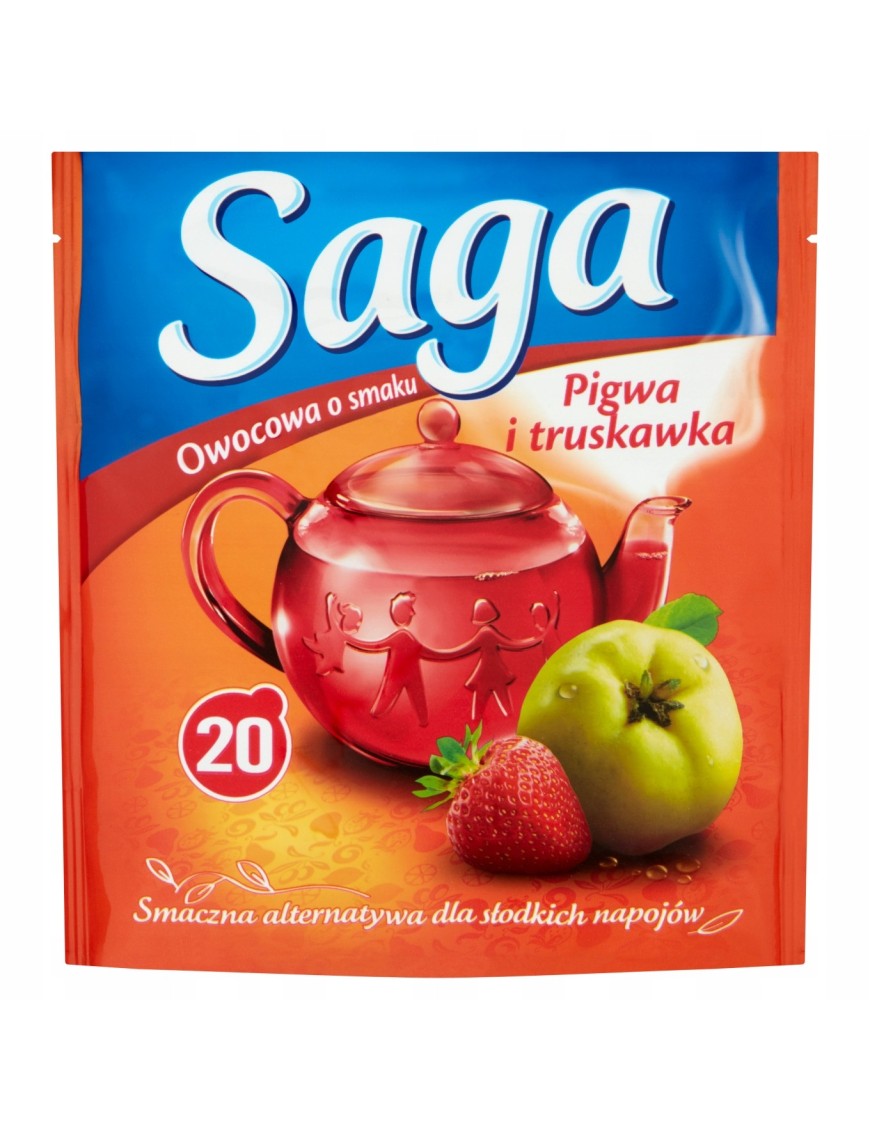 Saga Herbatka owocowa o smaku pigwa i truskawka