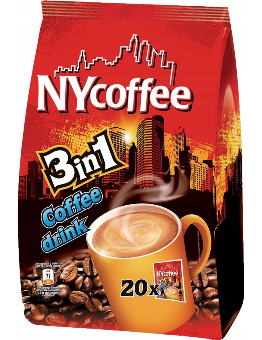 NY Coffee 3in1 torba 20 x 17g