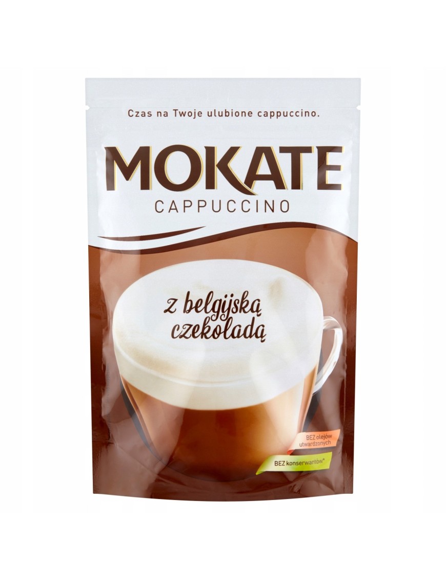 Mokate Cappuccino z belgijską czekoladą 110 g