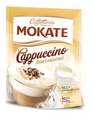 Mokate Cappuccino o smaku Śmietankowym 110g