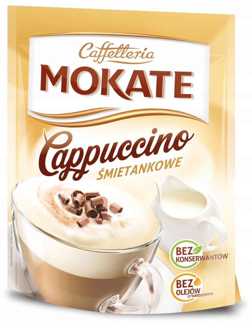 Mokate Cappuccino o smaku Śmietankowym 110g