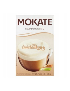 Mokate Cappuccino smak śmietankowy 160g