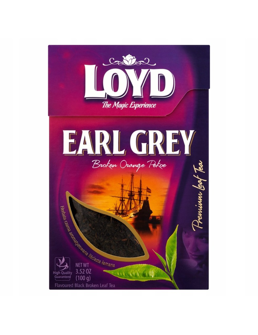 Loyd Earl Grey Herbata czarna liściasta 100 g