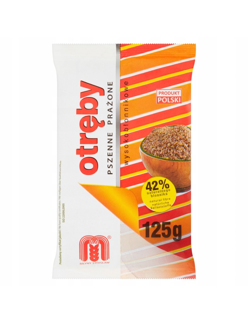 Młyny Stoisław Otręby pszenne prażone 125 g