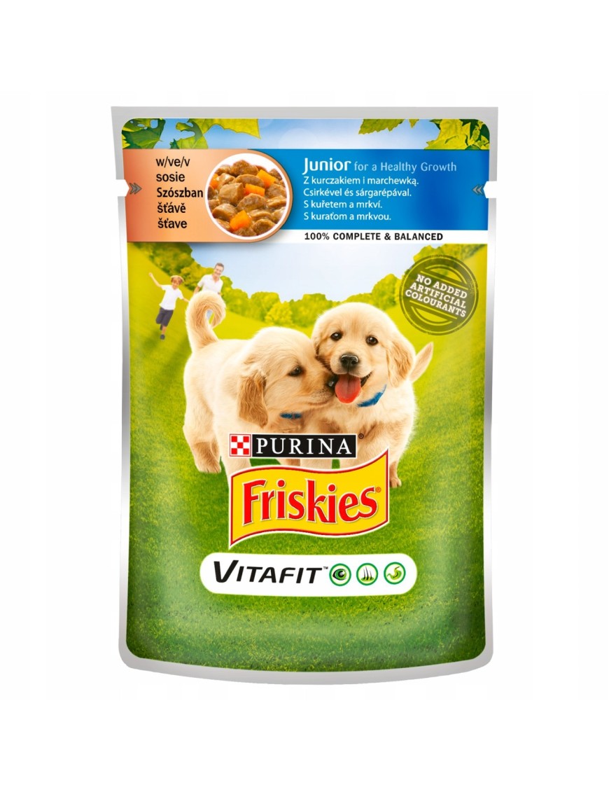 Friskies z kurczakiem i marchewką w sosie 100g