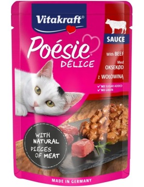 Vitakraft POESIE wołowina 85g karma dla kota