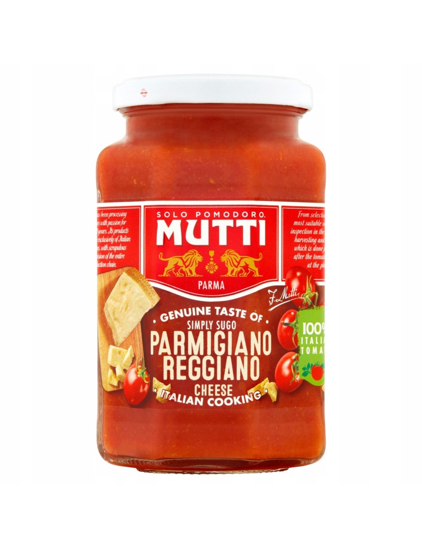 Mutti Sos pomidorowy i ser Parmigiano 400 g
