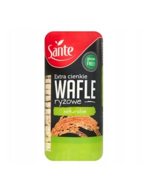 Sante Extra cienkie wafle ryżowe naturalne 110 g