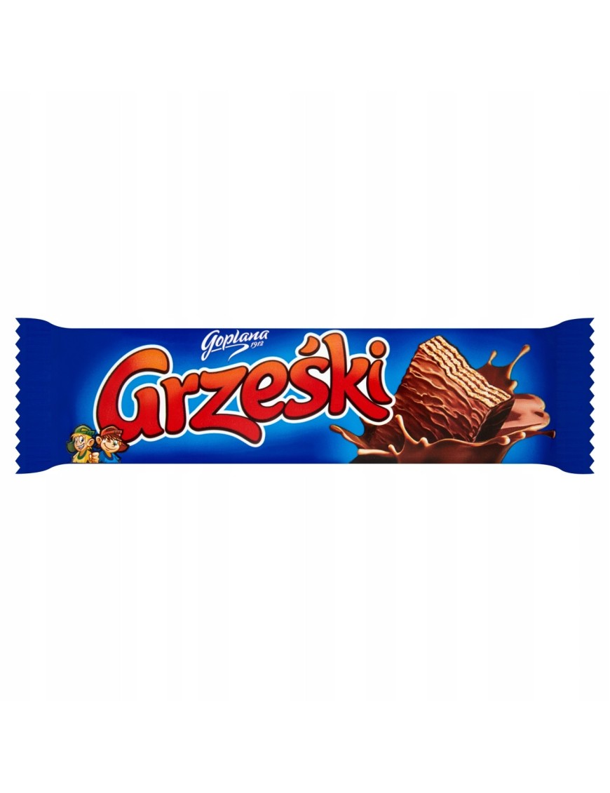 Grześki Wafel z kremem kakaowym w czekoladzie 36 g