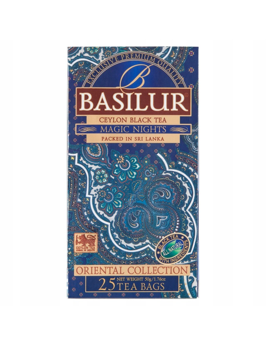 Basilur Magic Nights Herbata czarna 50 g 25T