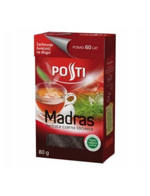 Posti Madras Herbata czarna liściasta 80 g