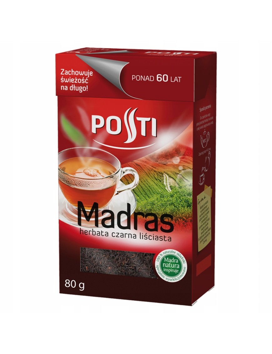Posti Madras Herbata czarna liściasta 80 g