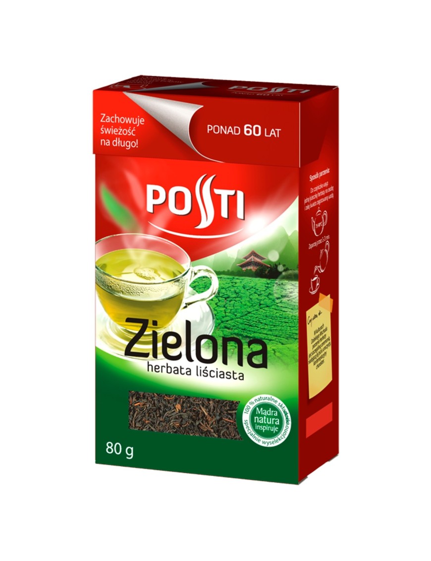 Posti Zielona herbata liściasta 80 g